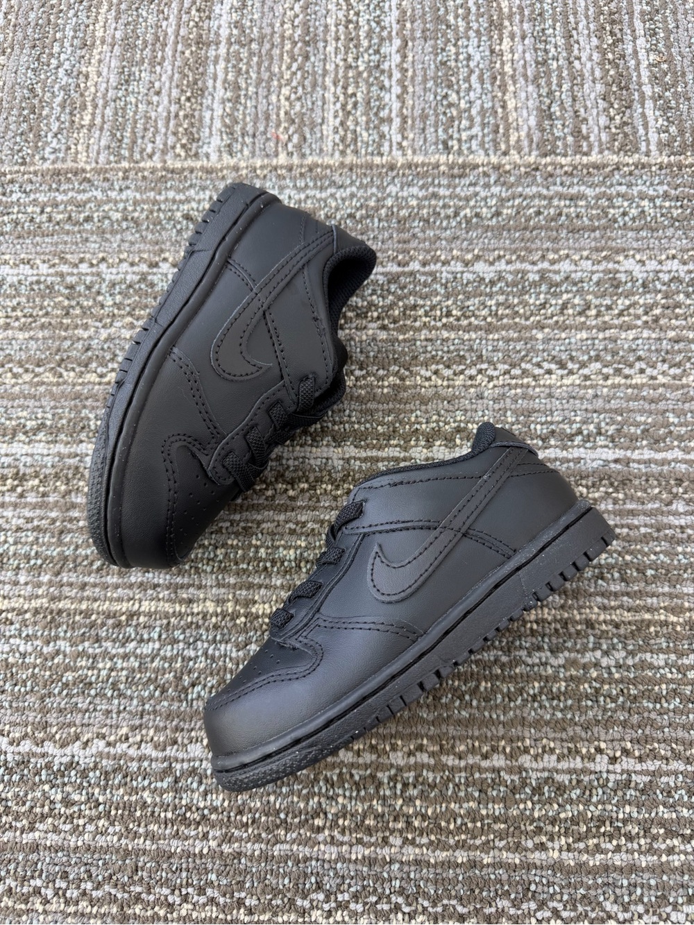 Nike Dunk Low Black Toddler Shoes (9C) NEW